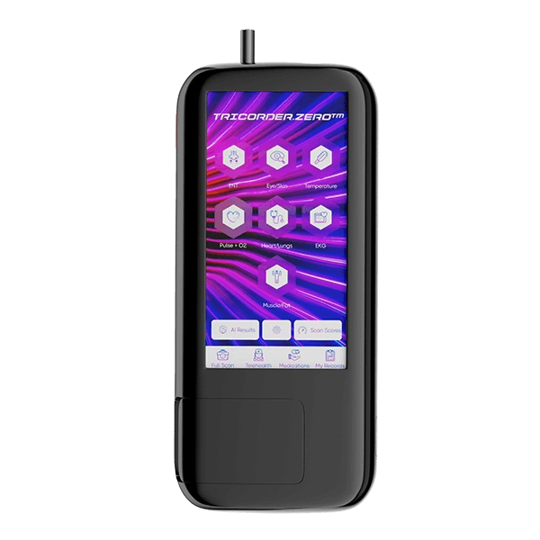 A display of devices in a second slider design format. | Tricorder Zero