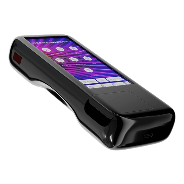 A slider showcasing the fifth iteration of a device design series. | Tricorder Zero